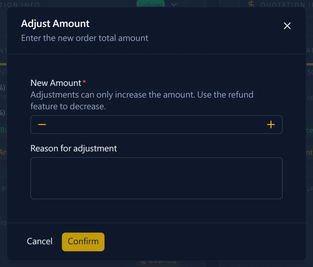 Propose the change